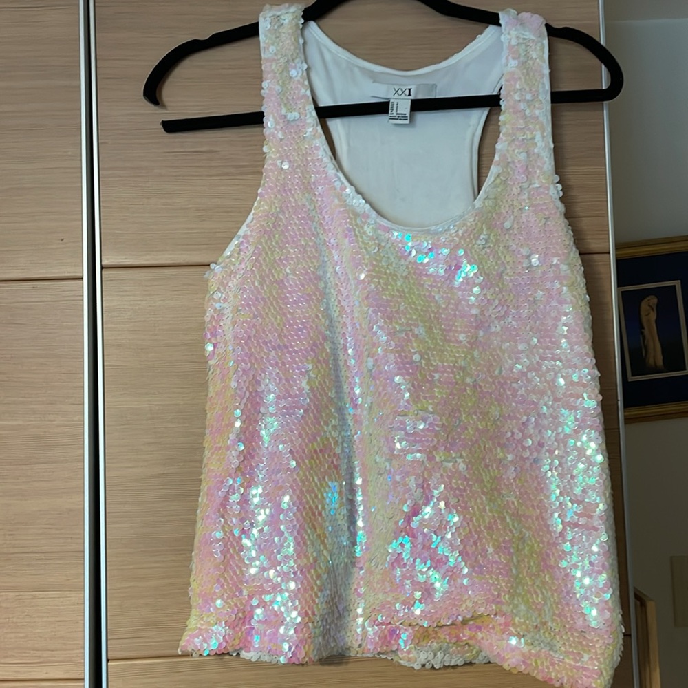 Forever 21 size small sequins tank